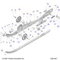 Suspension, Rail Beam Lh/Rh