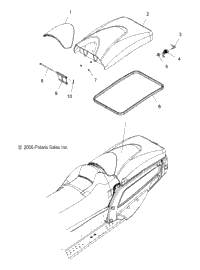 Trunk Cover, Rear