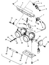 Throttle Body Assembly Classic Touring 0942875