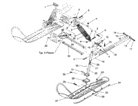 Front Suspension & Ski Lite/0933433,Starlite/0933427 & Lite Deluxe/093