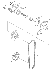 Water Pump Widetrak Lx & European Widetrak Lx E972065
