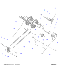 Suspension, Torque Arm, Rear