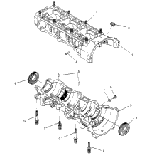 Crankcase Assembly Xlt 0950756, Xlt Sks , Xlt Sks Euro E950556 & Xl