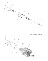 Drive Train, Jackshaft & Driveshaft
