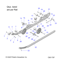 Suspension, Rail Beam, Lh/Rh