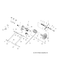 Suspension, Torque Arm, Rear