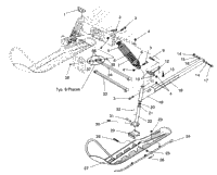 Front Suspension & Ski Lite Gt/0933133 & Starlite Gt