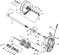 Drive Train 600 Xc & European 600 Xc E971776