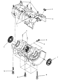 Crankcase Assembly 500 Efi & European 500 Efi E963774