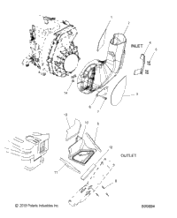 Engine, Air Inlet & Outlet Ducts