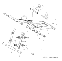 Suspension, Torque Arm, Front