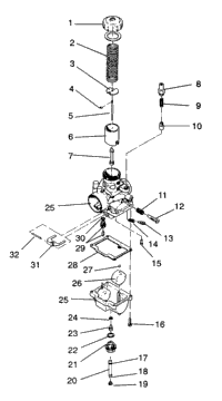 Carburetor Assembly Starlite Gt