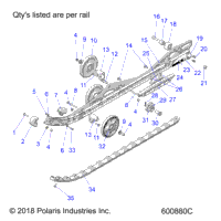 Suspension, Rail, Lh/Rh