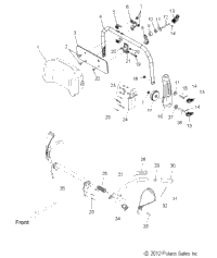 Body, Backrest & Grabhandle, Passenger
