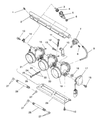 Throttle Assembly Rxl / 0930768 & Rxl Sks / 0930568
