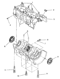 Crankcase Assembly 440 / 0930760 & 440 Sks / 0930560