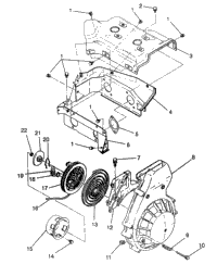 Blower Housing & Recoil Starter Trail 0972761, European Trail E972761, Tra