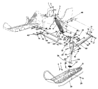 Front Suspension & Ski 500 Spx