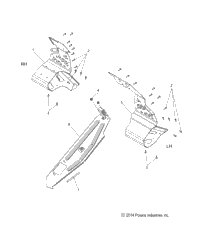 Chassis, Clutch Guard & Footrests