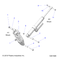 Suspension, Shock Mounting, Rear Susp