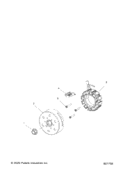 Engine, Flywheel And Stator