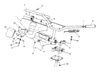 Steering Handlebar Assembly Trail Deluxe 0952262 & European Trail De