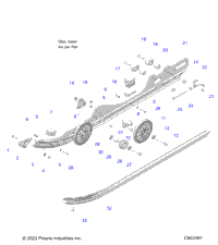 Suspension, Rail Beam, Lh/Rh