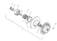 Driven Clutch Assembly Widetrak Gt