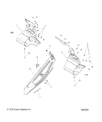 Chassis, Clutch Guard & Footrests All Options
