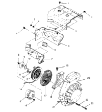 Blower Housing & Recoil Assembly Lite Gt 0953133 & European Lite Gt E953