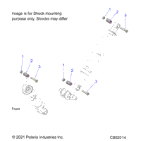 Suspension, Shock Mounting, Rear Susp