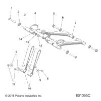 Suspension, Torque Arm, Front