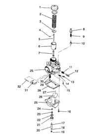 Carburetor Assembly Lite/0933433 & Lite Deluxe