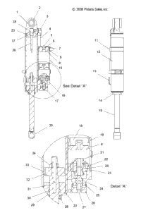 Suspension, Shock, Rear Track All Options (49Snowshockrear)