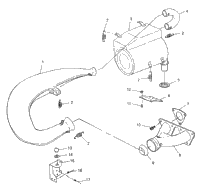 Exhaust System 700 Rmk 0970966, 700 Sks & European 700 Sks E97056