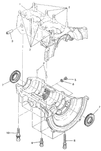 Crankcase Widetrak Gt 0972061 & European Widetrak Gt