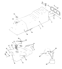 Seat/Gas Tank Assembly 500 Classic