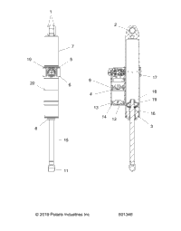 Suspension, Shock, Rear Track (601346)