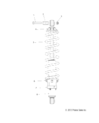 Suspension, Shock, Rear Track (49Snowshockrear)