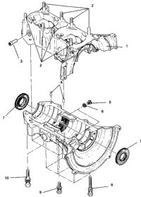 Crankcase Assembly Widetrak Gt