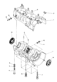 Crankcase 500 & 500 Classic