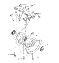Crankcase Assembly Trail/0930761 & Trail Deluxe/0930243