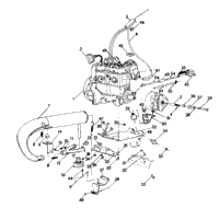 Engine Mounting 500 & 500 Classic
