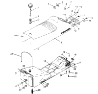 Seat & Gas Tank Assembly Xlt Sp 0956756, Xlt Sp 0956456, An (4930763076A007)