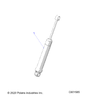 Suspension, Shock, Rear Track (C601585)