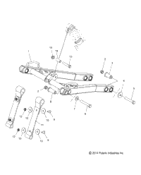 Suspension, Torque Arm, Front