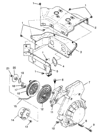 Blower Housing & Recoil Starter 0980143