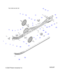 Suspension, Rail Beam Lh/Rh