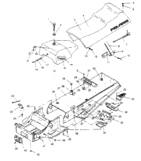 Tunnel & Seat Assembly Lite Gt 0953133 & European Lite Gt