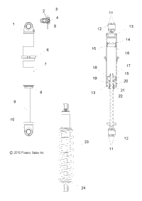 Suspension, Shock, Rear Track All Options (49Snowshockrear)